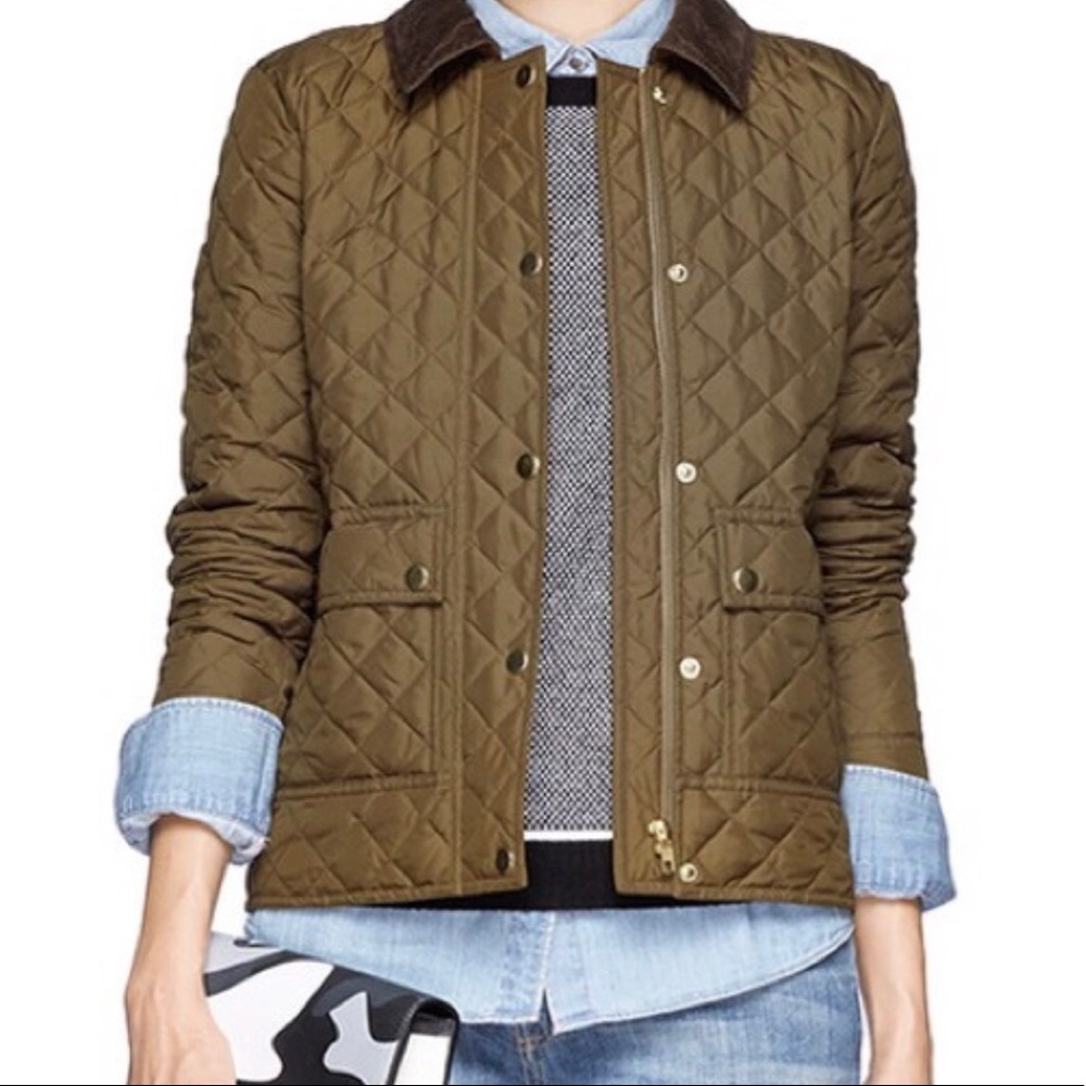J Crew M Quilted Jacket